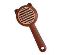 JIEBWCHA Spazzola per Cani per la Rimozione del Pelo - Accessori Toelettatura Cani Spazzola per Gatti - Strumento Massaggiante Rimuovi Pelo, Pettine Manuale Smoderatore, Elimina Sottopelo e Nodi