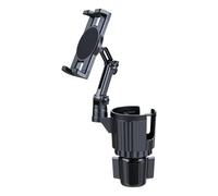 JIEBWCHA Supporto per smartphone per auto, 2 in 1, con supporto per smartphone, di supporto multifunzione per bottiglie e smartphone in auto, supporto universale