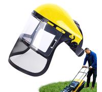 JIEBWCHA Visiere Di Sicurezza A Rete, 33.5x33.5x20cm Visiera Protettiva Da Lavoro, Maglia Filo SHIELD FACE DI SICUREZZA, Visiera Decespugliatore Per Giardinaggio, Falegnameria E Taglio Legno