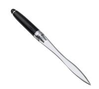 Jieddey Tagliacarte,Taglia Carta in Lega di Zinco Manico Tagliacarta con Manico in Legno Spada Tagliacarte Coltello da Taglio per Carta in Metallo per Donna Donna Uomo Nero
