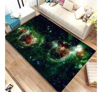 JIEDEDIAM Tappeto 3D con motivo galassia universo spazio, per soggiorno, camera da letto, sala da pranzo, decorazione per la casa, tappetino antiscivolo per bambini.