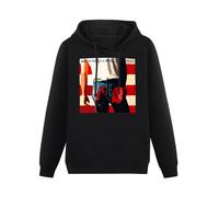 JIEERYIN Bruce And Springsteen Springsteen Graphic Mens Basic Long Sleeve Hoody R196 Hoodies Tops Black M