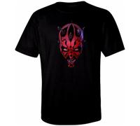 JIEERYIN Darth Maul T Shirt 100% Cotton Tee T-Shirt Black XL