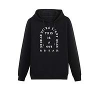 JIEERYIN The Life of Pablo I Feel Like Pablo Cotton Pullover Long Sleeve Hoody Sweatshirts Black S