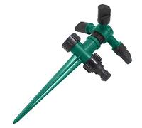 jieGorge Irrigatore automatico per prato, rotazione a 360°, per giardino, patio, prato e giardino, per il giorno di Pasqua (verde)