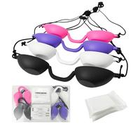 Jiehaojia 4 Pezzi Occhiali Infrarossi, Occhialini Solarium, Occhialini Sole Spiaggia, Occhiali Protettivi Laser Occhiali Di Sicurezza Occhiali Di Protezione per Beauty Clinic