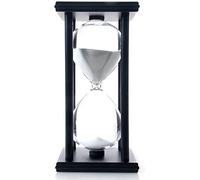 JIEHET Clessidra con sabbia, 15 minuti, con decorazione con sabbia, per bambini, orologio con sabbia per camera di compleanno, tavolino da tè, scaffale per libri, decorazione per giochi scolastici, in
