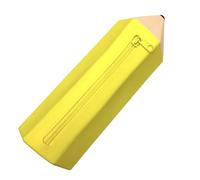 jiejack Astuccio in silicone a forma di matita - Custodia portatile per scuola, bambini e adolescenti - Grazioso organizer per cancelleria, giallo., Oggi