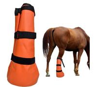 jiejack Barca per la cura degli zoccoli, per il trattamento di marciume e problemi di zoccoli, per cavalli, batteri e infezioni fungine, impermeabili e anatomiche, Colore: arancione., Oggi