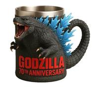 jiejack Godzilla Tazza da caffè 3D personalizzata in rilievo, idea regalo per gli amanti del cinema, idea regalo, bicchiere con design 3D (C)
