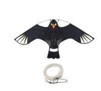 jiejack Spaventapasseri uccelli predatori, falco - drago predatore, spaventapasseri realistici, spaventano i falchi, il drago volante, la fattoria, il drago, il predatore per gli uccelli (1.2)