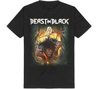 JIEKXAONF Beast in Black from Hell with Love Men's T-Shirt Band