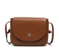 JienClound Borsa a tracolla quadrata con patta pochette retrò borsa a tracolla per ragazze borsa casual a tracolla, Marrone chiaro
