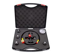 Jieotwice 0-25 Mpa Kit di Test per Manometri Set di Manometri, Accumulatore Idraulico Riempimento di Azoto Valvola del Gas di Riempimento Cinque Adattatori di Tipo (5 tipi di fili)