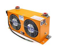 Jieotwice AH0608TL-CA Radiatore Idraulico Dell'aria Raffreddata ad Aria Radiatore Dell'olio AF Serie Piastra-aletta Alluminio Olio Idraulico Raffreddatori(AC 220V)