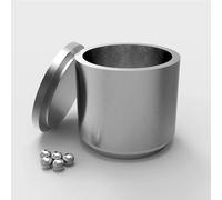 Jieotwice Mulino a Sfere da Laboratorio con Serbatoio in Acciaio Inossidabile Adatto per Minerali/Metalli/Vetro/Ceramica(1000ml)