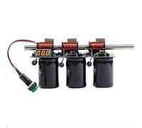 Jieotwice Pistola Elettromagnetica di Integrazione ad Alta Tensione Semplice Kit di Pistola a Bobina Multistadio Fai da Te Esperimento di Fisica Modello di Insegnamento Della Scienza