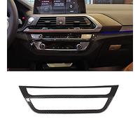 JIERS per BMW X3 G01 2018 X4 G02 2018, ABS Plastica in Fibra di Carbonio Colore Central Control Aria condizionata Volume Frame Trim