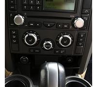 JIERS per Land Rover Range Rover Sport L320 2005-2008, ABS Cromato Copri manopola del Volume del climatizzatore per Auto Trim Accessori per Auto