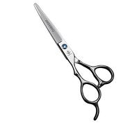 JIESENYU Japan 440c - Forbici professionali per capelli mancini, in acciaio 440c, 15,2 cm, colore: argento