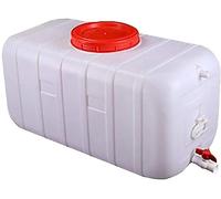 JIESOO Contenitore Acqua Serbatoio dell'Acqua Contenitori Stoccaggio con Rubinetto, Esterno Plastica Alimentare Campeggio All'aperto Emergenza Domestico