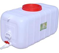 JIESOO Contenitori d'Acqua Serbatoio d'Acqua con Rubinetto Serbatoio d'Acqua Portatile Addensato Domestico for Campeggio, Escursionismo Arrampicata Viaggi, attività All'aperto(100L)