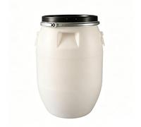 JIESOO Secchio Plastica Grandi Dimensioni Alimentare, Barile Stoccaggio | Con coperchio e anello di chiusura, for la spedizione di contenitori di stoccaggio industriali a tenuta d'aria