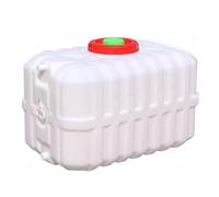 JIESOO Serbatoio Acqua Potabile, Contenitore Acqua Plastica Esterni,Contenitore Acqua Durevole for Uso Alimentare con Rubinetto,for Viaggi, Escursioni Campeggio Emergenze(White,110L)