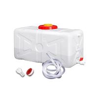 JIESOO Serbatoio d'Acqua Campeggio Escursionismo,Serbatoio Emergenza Plastica HDPE Multiuso Alimentare for Casa, Fattoria, Esterno(80L)
