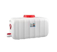 JIESOO Serbatoio d'Acqua Emergenza Campeggio Giardino,50L/80L/110L/160L/200L/310L/410L,Contenitore d'Acqua Portatile con Valvola, Accessori Roulotte(80L)