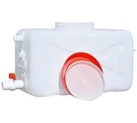 JIESOO Serbatoio Stoccaggio dell'Acqua Uso Alimentare Plastica Prova Perdite Facile Pulire Campeggio Casa Fattoria attività All'aperto Spesso Resistente(50L)