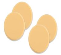 Jieunxx Quattro spugne ovali per fondotinta, spugne professionali asciutte e bagnate, adatte per il trucco di occhi, fard, fronte, guance e altre parti.
