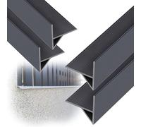 jievmrs 1 2 3 4 5 10 Pezzi Deviatore Di Pioggia Per Davanzale, Striscia Deviatrice Di Pioggia A Forma Di Becco D'aquila Curvo, Elegante Dispositivo(5 PCS,L 150CM)