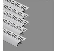 Jievmrs - Deviatore in alluminio per grondaia, confezione da 5 pezzi, 50 cm x 30 mm, canale dell'acqua per un'efficace acqua piovana