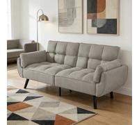JIEXI Divano 2 Posti 191cm, Divano Moderno Scandinavo in Tessuto Traspirante con Cuscini a Molle e Gambe in Legno Massello, Divanetto per Soggiorno, Camera da Letto e Piccoli Appartamenti