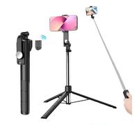 JIEYUCHU 170CM Bastone Selfie Treppiede, Estensibile Selfie Stick Monopiede con Telecomando Wireless Rimovibile, Treppiedi Portatile Compatibile con iPhone/Samsung