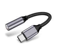 JIEYUCHU Adattatore Jack per Cuffie USB C a 3.5mm, Adattatore USB C Jack, USB C a Dongle Audio Aux Compatibile Phone 16 PRO Max/15 PRO Max, Galaxy S24 S23 S22, Huawei P40/P30, Pad PRO, MacBook