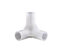 JIEYUZYUO 2~10 Pezzi, Incrocio 3D da 12~25 Mm Connettore Tridimensionale per Irrigazione, Tubo Dell'Acqua, Giunto a 4 Vie, Giardino, Fai da Te, Mensola, Raccordi per Tubi/Inner Dia 12Mm/5Pcs