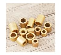 JIEYUZYUO 2/5/10 Pezzi Boccola Di Base in Ottone, Diametro Interno 3,0 Mm 4 Mm 5 Mm 6 Mm 8 Mm 10 Mm 12 Mm Boccola Del Cuscinetto per Blocco Scorrevole Lunghezza 4-20 Mm/12 * 16 * 10Mm 2Pcs