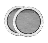 JIEYUZYUO 2 Coperture per Altoparlanti da 2/3/4/5/6,5/8/10 Pollici, Telaio in Plastica, Griglia Protettiva, Cerchio, Accessori per Altoparlanti/e