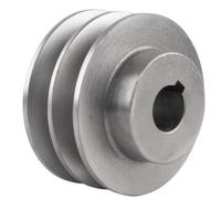 JIEYUZYUO Diametro Esterno 70 Mm, Puleggia a Doppiaa, Testa 2A, Puleggia Esterna in Ghisa per Motore, Puleggia Aa Trapezoidale per Generatore Diesel/12Mm