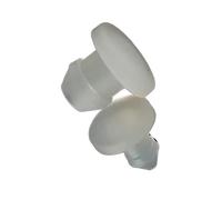 JIEYUZYUO Silicrubber Hole Caps 4.5 To 50.6Mm T Type Plug Cover,Snap-On Gasket Blanking End Caps Seal Stopper 1-20Pcs/Transparent/10Mm(10Pcs)