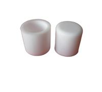 JIEYUZYUO Tappi Terminali Rotondi in Gomma Siliconica, Copritubo, Bianchi, 2,8-24,7 Mm, 2-10 Pezzi, Tappi Femmina in Gomma, Tappi per Inserti per Tubi Rotondi/10 Pcs/a 13.7Mm