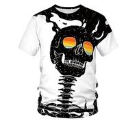JIFENLI T-Shirts 3D da Uomo Maglietta Summer Fashion Creative Funny Economy of The Human Body Graphic T Shirts Men Casual Hip Hop Harajuku Streetwear Tops