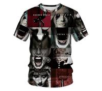 JIFENLI T-Shirts 3D da Uomo Maglietta Summer Fashion Creative Funny Economy of The Human Body Graphic T Shirts Men Casual Hip Hop Harajuku Streetwear Tops