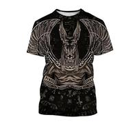 JIFENLI T-Shirts 3D da Uomo Maglietta Summer Pharaoh Graphic 3D Print T-Shirts Men Women Ancient Egyptian God Eye T Shirt Short Sleeve Oversized Tee Top