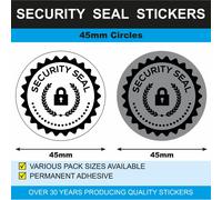 Jiffy Borsa / Busta /Lettera Security Seals Scegli il Tuo Adesivo Misura
