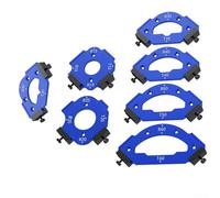 Jig 7pcs del router dell'angolo della lega di alluminio per le applicazioni senza cuciture della lavorazione del legno