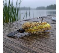 Jig con lama e amo, accessori per la pesca di persici, trote e lucioperca.