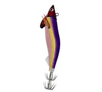 Jig dei calamari | Esche artificiali realistiche incandescente nel buio | Esche artificiali per calamari di acqua salata - Per il lancio d'acqua dolce dall'impalcatura della barca lago torrente stagno